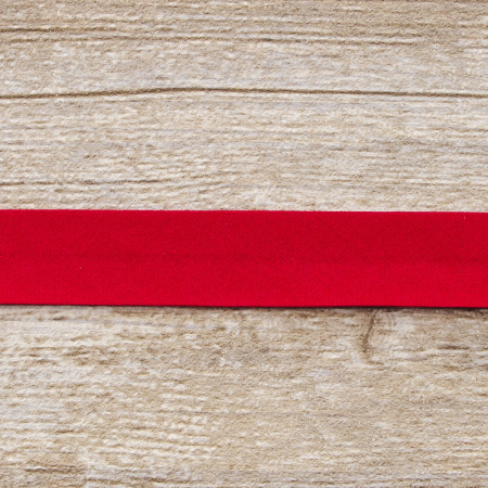 Косая бейка хлопок, 20 мм, 25 м, цвет 20, цвет розовый-темный. Арт 6600-20мм-20