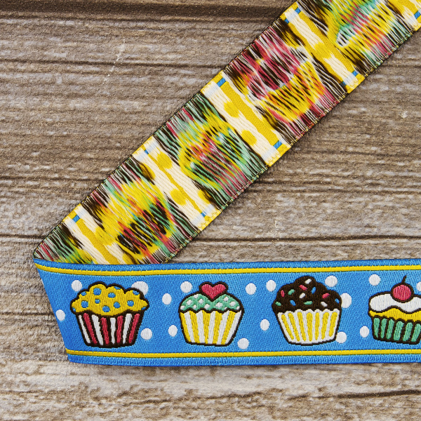 Лента жаккард SAFISA, 25 мм, 15 м, цвет 02. Арт 9176-25мм-02