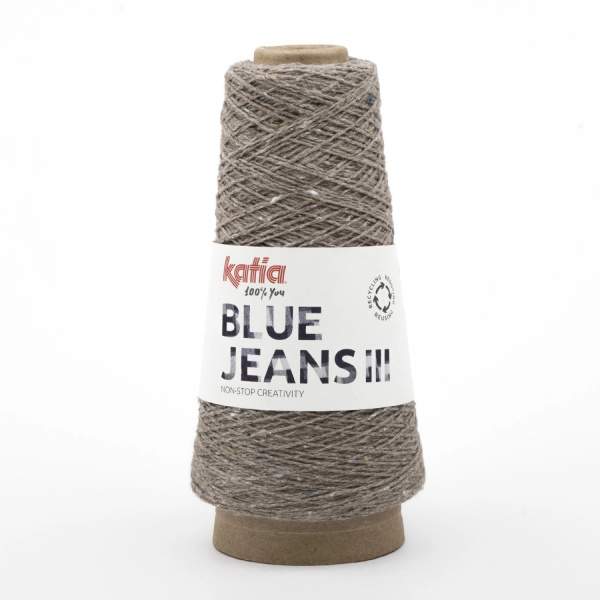 Пряжа Blue Jeans III, 95% переработанный хлопок, 5% другие волокна, 100 г, 310 м. Арт 1377.202
