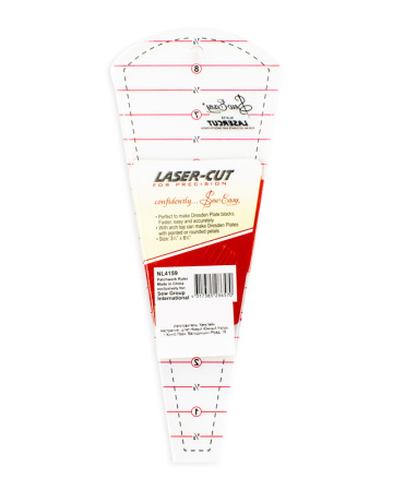 Линейка «Дрезденская тарелка» с углом 18*, размером 8 3/4" х 3/8''. Арт NL4159   