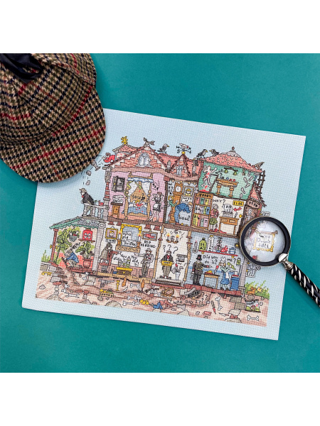 Набор для вышивания "Cut Thru' Who Dunnit". Арт XCT45