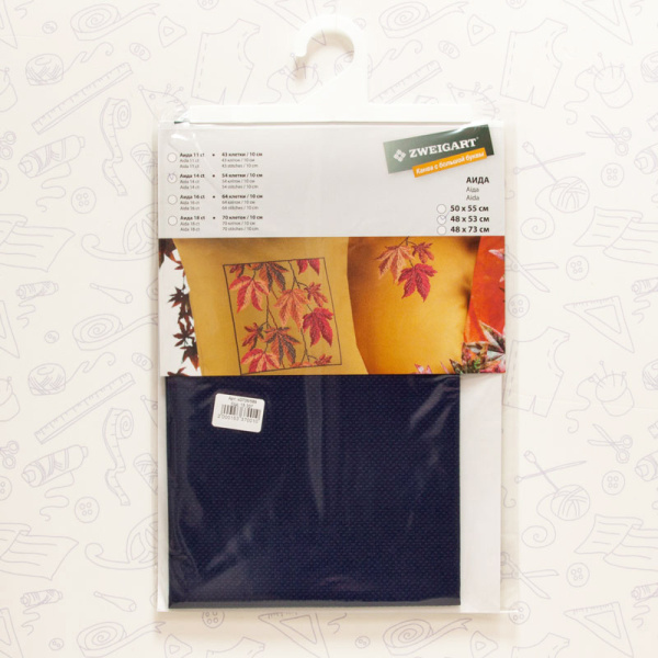 Канва в упаковке Stern-Aida 14 ct, 48 x 53 см, цвет №589. Арт н3706/589                