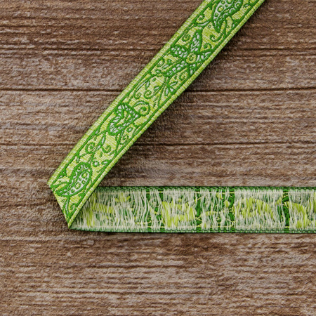 Лента жаккард SAFISA, 16 мм, 15 м, цвет 04. Арт 9104-16мм-04            