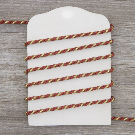 Шнур витой PEGA, красный, 4 мм. Арт 845211940DA730          