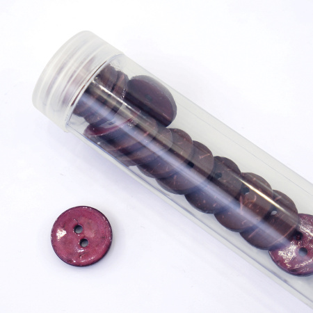 Пуговицы CONCEPT, размер 24, кокос,  цвет COL.10 фуксия. Арт 1919H-024-COL.10