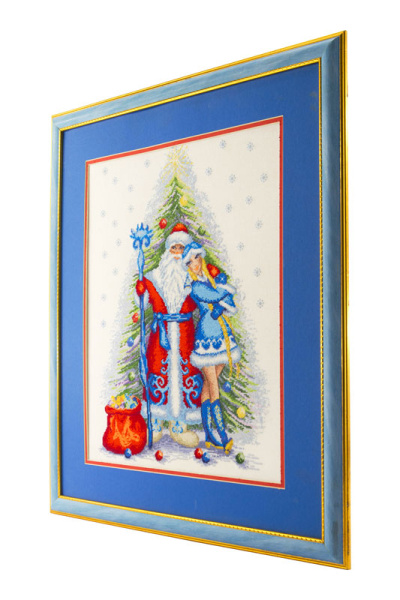 Вышитая картина "С новым годом". Арт Модель 07.008.02