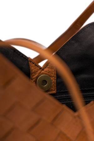 Шоппер плетеный "Dosy" Whisky. Арт QB-4511R1/Whisky