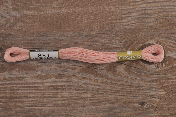 Мулине COSMO однотонный цвет  851       . Арт 25-6/851       