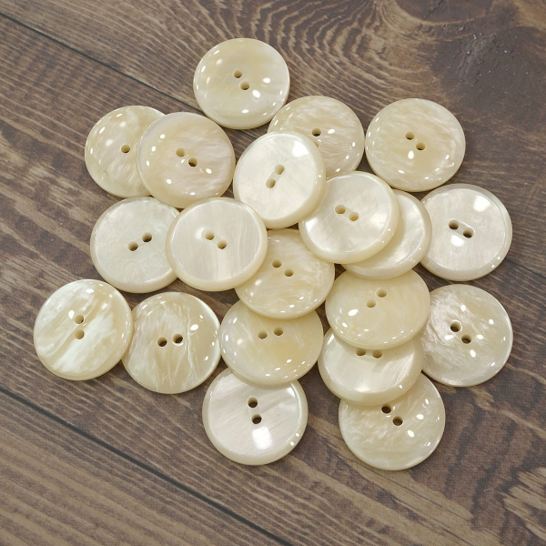 Пуговицы CONCEPT Mother of Pearl, размер 36, полиэстер, цвет COL.1 Australian. Арт 75315-036-COL.1AUSTRALIAN