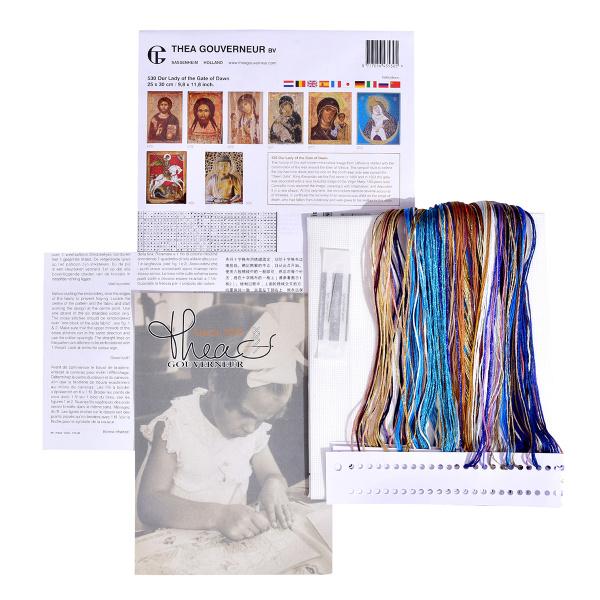 Набор для вышивания "Остробрамская икона Божией Матери", канва аида 18 ct. Арт 530A