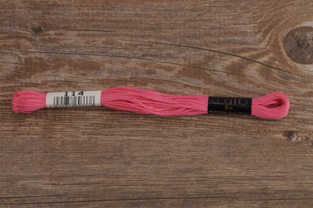 Мулине COSMO однотонный цвет  114       . Арт 25-6/114       