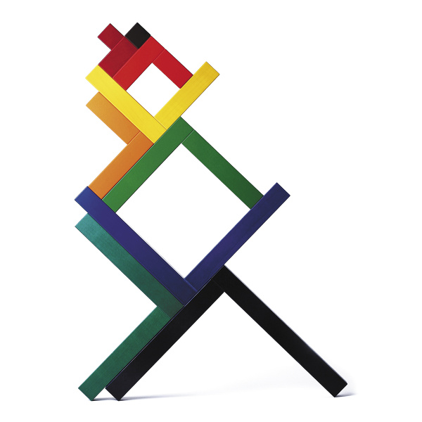 Конструктор дизайнерский NAEF CLASSIC "Angular" 3+, натуральное дерево, цветной, 13 деталей. Арт 9714