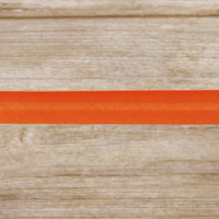 Косая бейка хлопок/полиэстер 20 мм, 25 м, цвет 40, терракотовый. Арт 6120-20мм-40            