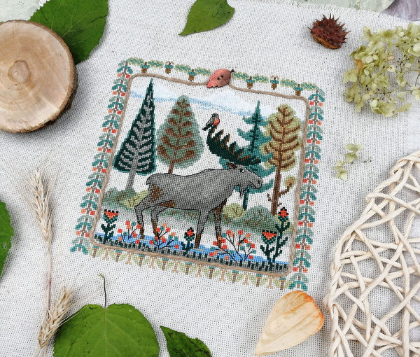 Набор для вышивания " Лось". Арт 03.017.09