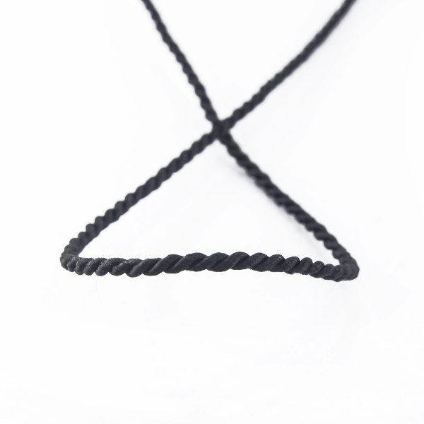 Шнур витой PEGA, черный, 2,8 мм. Арт 845213628A7001