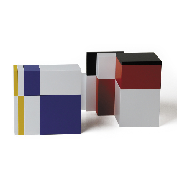 Конструктор дизайнерский NAEF CLASSIC "Modulon" 6+, золотое сечение, дерево, цветной, 16 деталей. Арт 9414