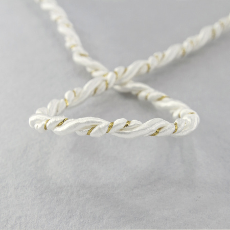 Шнур витой PEGA, белый, 5 мм. Арт 845219850DA702          