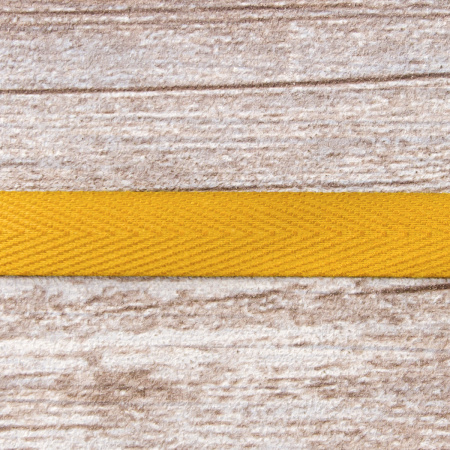 Тесьма киперная SAFISA, 15 мм, 25 м, цвет 54, горчичный. Арт 30270-15мм-54