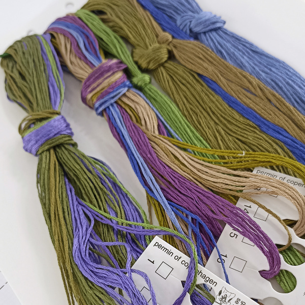 Набор для вышивания скатерти "Васильки". Арт 12-4091                 