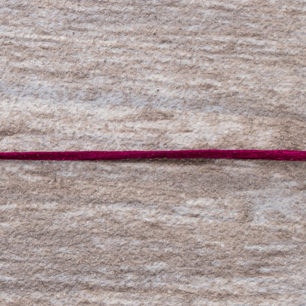 Шнур атласный SAFISA 1,5 мм, 25 м, цвет 30, бордо. Арт 470-30                  