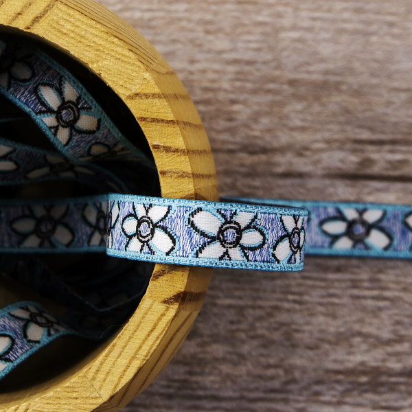 Лента жаккард SAFISA, 10 мм, 15 м, цвет 04. Арт 9103-10мм-04            