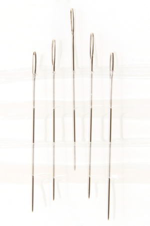 Иглы ручные для вышивания с закругленным кончиком № 28, 5 шт. Арт 203.28              
