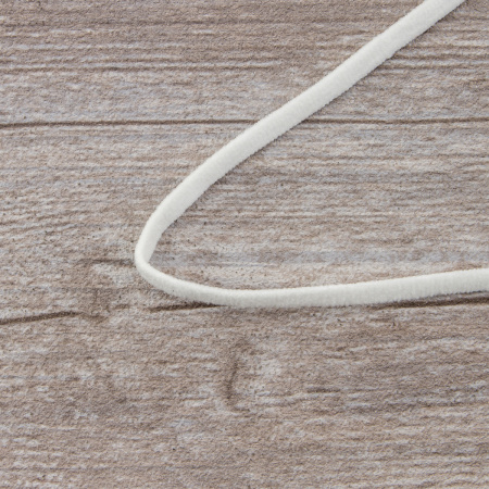 Резинка шляпная SAFISA, 5 мм, цвет 02, белый. Арт 4783-5мм-02