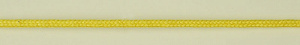 Шнур плетеный, 2 мм, цвет желтый, цена за бобину 25 м