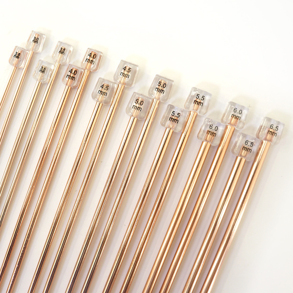 Набор спиц прямых алюминиевых Hemline, 35 см. Арт +T35300650/RG