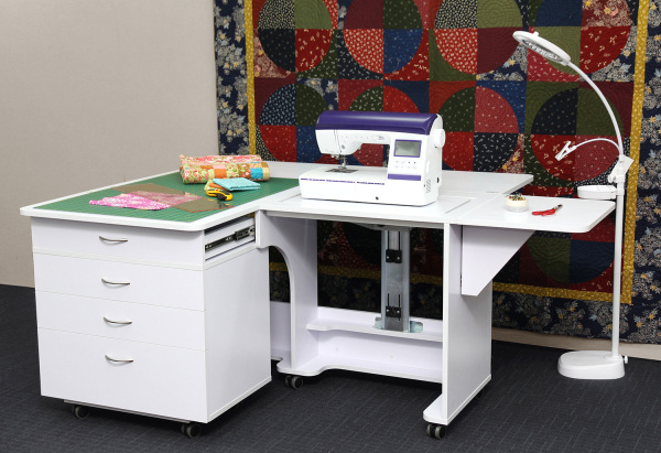 Тумба для стола QUILTERS VISION, белый. Арт TLM.Q-W001С