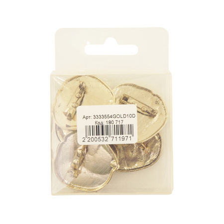 Пуговица DISBOTON, размер 54, цвет C/GOLD1 D 079. Арт 3333554GOLD10D