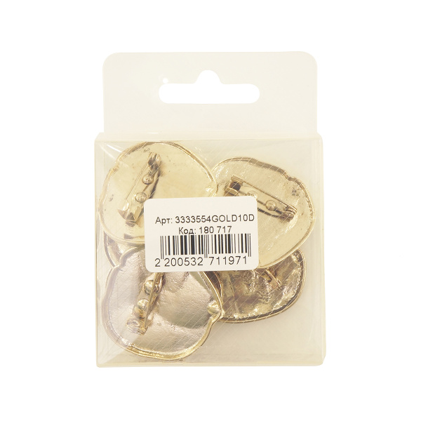 Пуговица DISBOTON, размер 54, цвет C/GOLD1 D 079. Арт 3333554GOLD10D