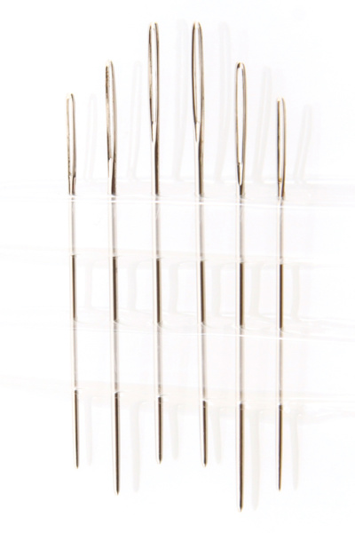 Иглы ручные для вышивания с закругленным кончиком №24-26, 6 шт. Арт 203.2426                