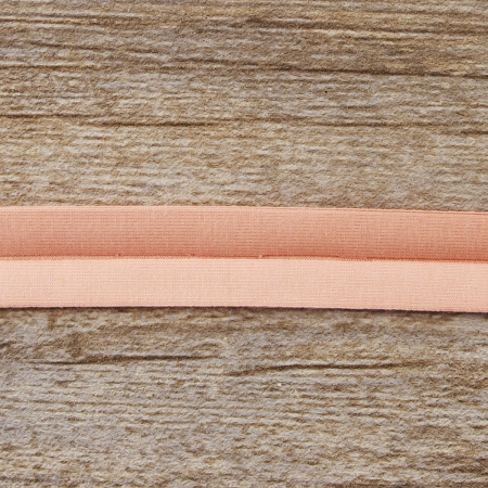 Косая бейка хлопок, 20 мм, 20 м, цвет 83, чайная роза. Арт 6598-20мм-83