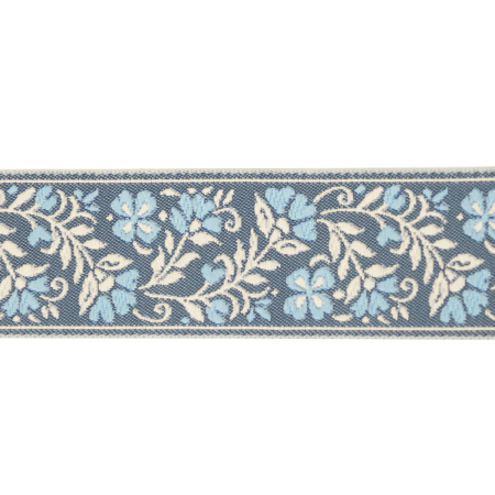 Лента из тканого жаккарда SAFISA, 25 мм, 15 м, цвет 02. Арт 9254-25мм-02