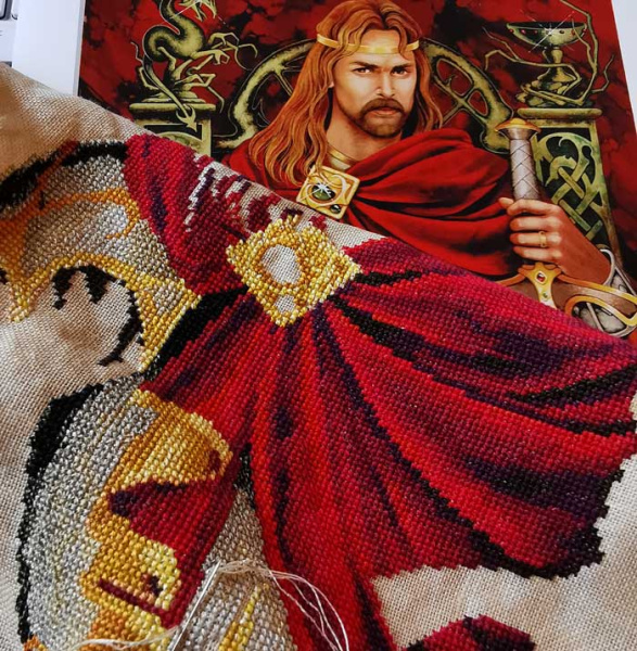 Набор для вышивания "King Arthur" (Король Артур). Арт 174-Z008 МK