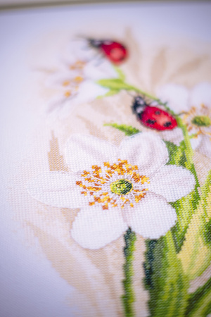 Набор для вышивания "Парад божьих коровок". Арт PN-0191875