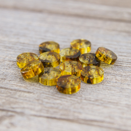 Пуговицы из натурального Янтаря. Арт Amber-16-2