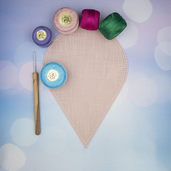 Форма для обвязывания крючком "Капелька". Арт 7028/4035               