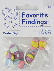 Пуговицы "Favorite Findings" "Пасха". Арт 550000083                