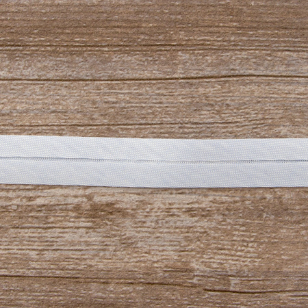 Косая бейка хлопок, 20 мм, 20 м, цвет 04, цвет светло-голубой. Арт 6570-20мм-04