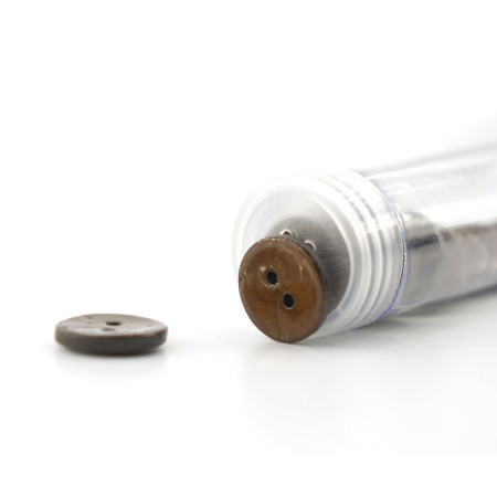 Пуговицы CONCEPT, размер 24, кокос, цвет COL.4 коричневый. Арт 1919H-024-COL.4