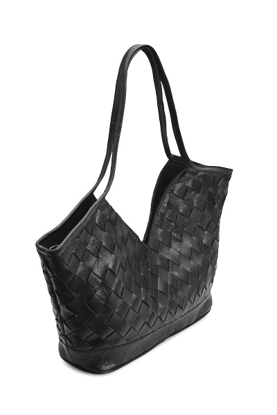 Шоппер плетеный "Dosy" Black. Арт QB-4511R1/Black