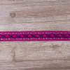 Мерсеризованное хлопковое кружево, 20 мм, цвет фуксия. Арт 3682/25