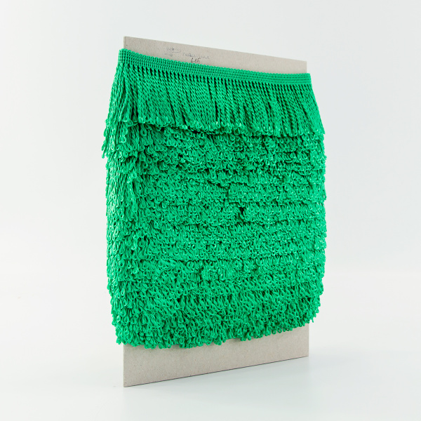 Бахрома витая, 60 мм, цвет салатовый. Арт PP-60 col.615