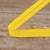 Косая бейка атласная 20 мм, 25 м, цвет 32, желтый. Арт 6260-20мм-32            