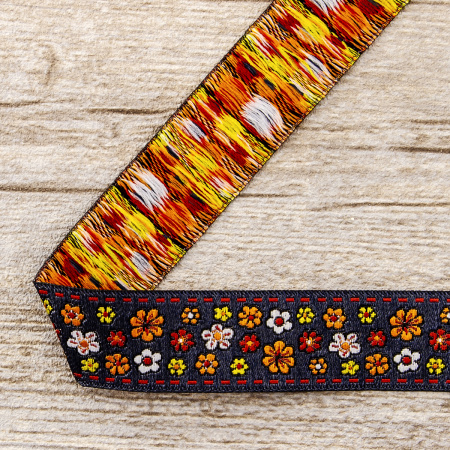 Лента жаккард SAFISA, 25 мм, 15 м, цвет 01. Арт 9164-25мм-01            