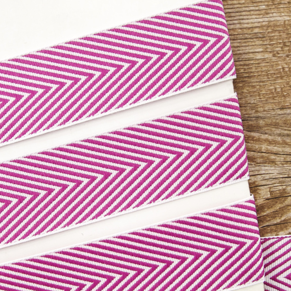 Лента жаккард SAFISA, 25 мм, 25 м, цвет 03. Арт 9202-25мм-03