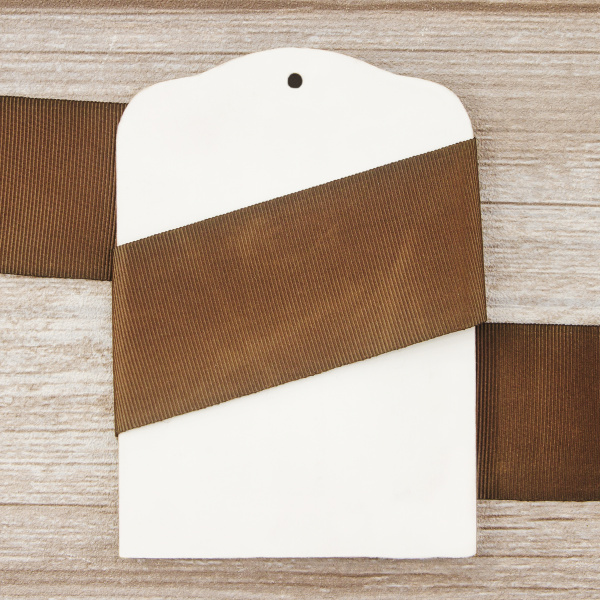 Лента репсовая SAFISA, 50 мм, 25 м, цвет 17 коричневый темный. Арт 350-50мм-17