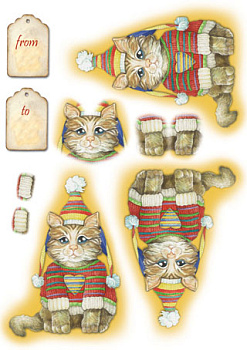 Бумага с высечкой "3D Decoration" . Арт DF3DA506